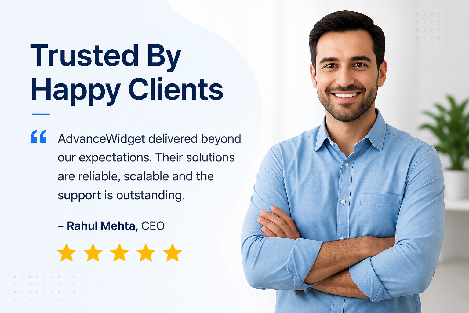 Client success with AdvanceWidget software delivery